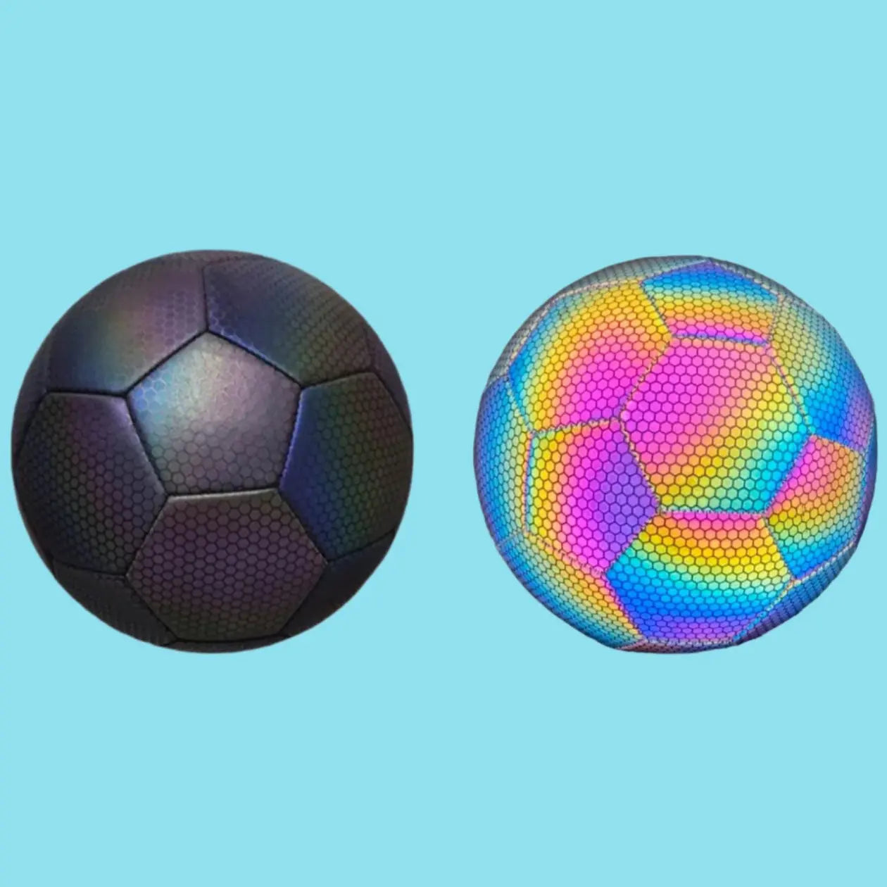 Glow in the Dark Reflective Soccer Ball