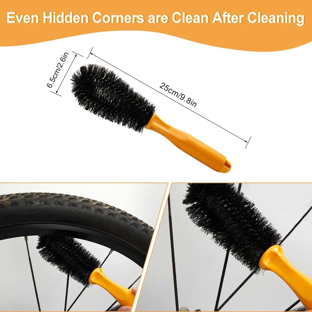 Bike & Motorcycle Cleaning Kit – Chain, Rims & Tires