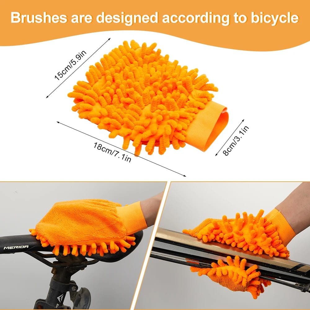 Bike & Motorcycle Cleaning Kit – Chain, Rims & Tires