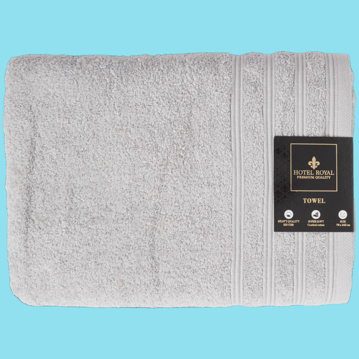 Hotel Royal Bath Towel – Light Grey