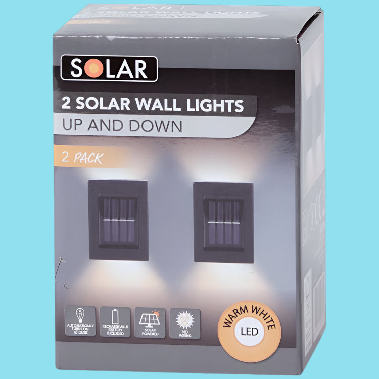 Solar Up & Down Wall Lights